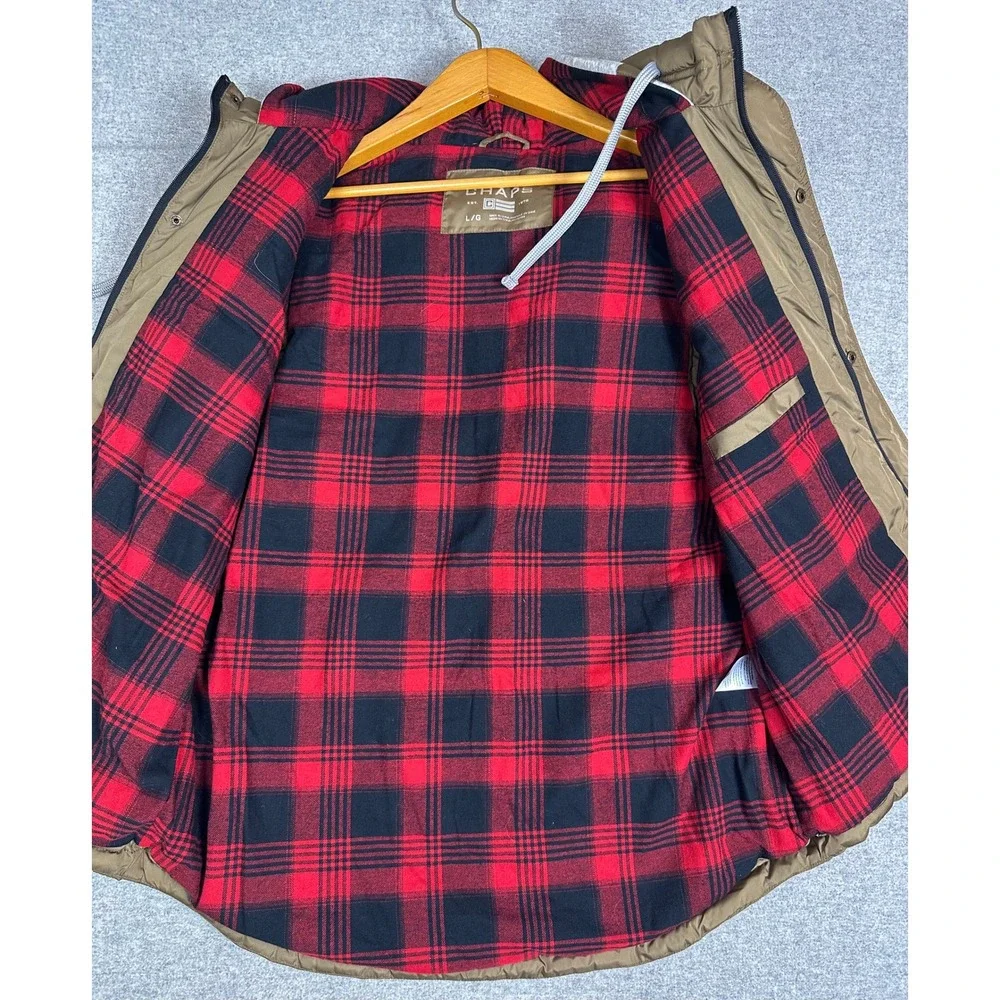 Chaps hooded puffer